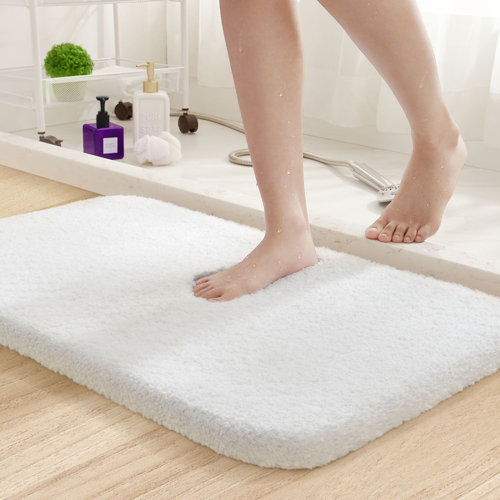 White Bath Rugs & Mats You'll Love Wayfair Canada